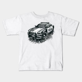 Police car Kids T-Shirt